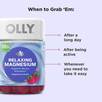 Olly Relaxing Magnesium, 60 Gummies
