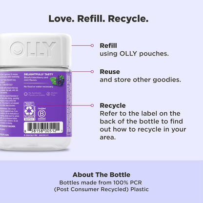 Olly Sleep, Blackberry Zen, 50 Gummies