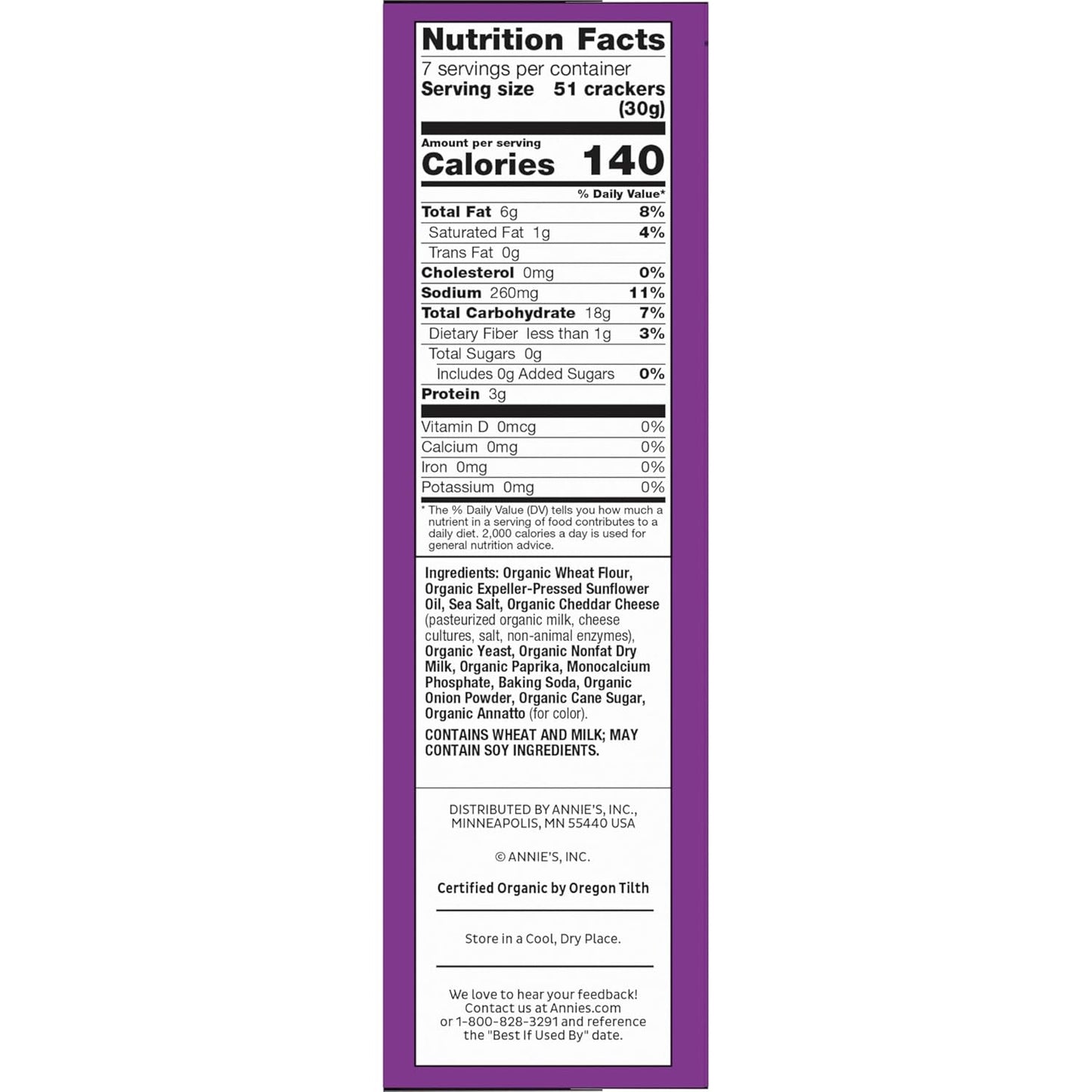 Annie's Organic Cheddar Bunnies 213g
