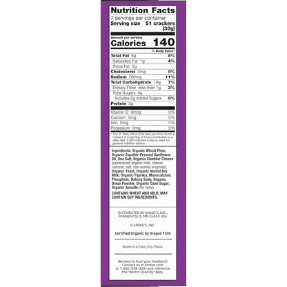 Annie's Organic Cheddar Bunnies 213g