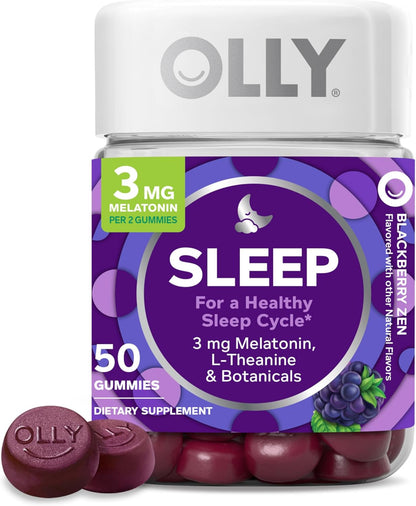 Olly Sleep, Blackberry Zen, 50 Gummies