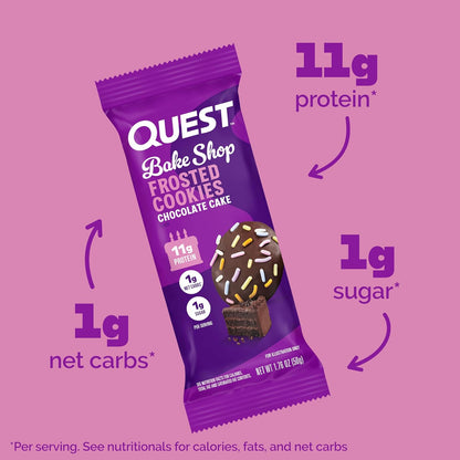 Quest Frosted Cookies Chocolate Cake 50g