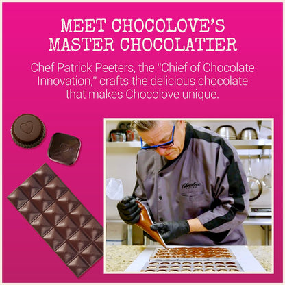 Chocolove Raspberries in Dark Chocolate 88g