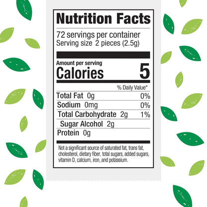Stevita Hum Fruit Sugar-Free Gum, 12 Pieces