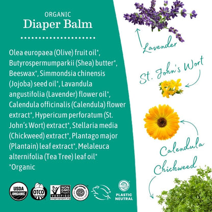 Earth Mama Baby Organic Diaper Balm 60ml