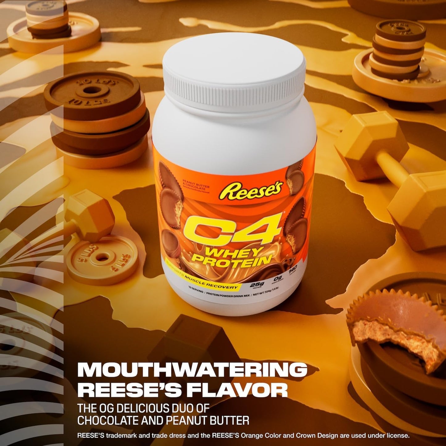 C4 Cellucor Reese's Peanut Butter & Chocolate Whey Protein