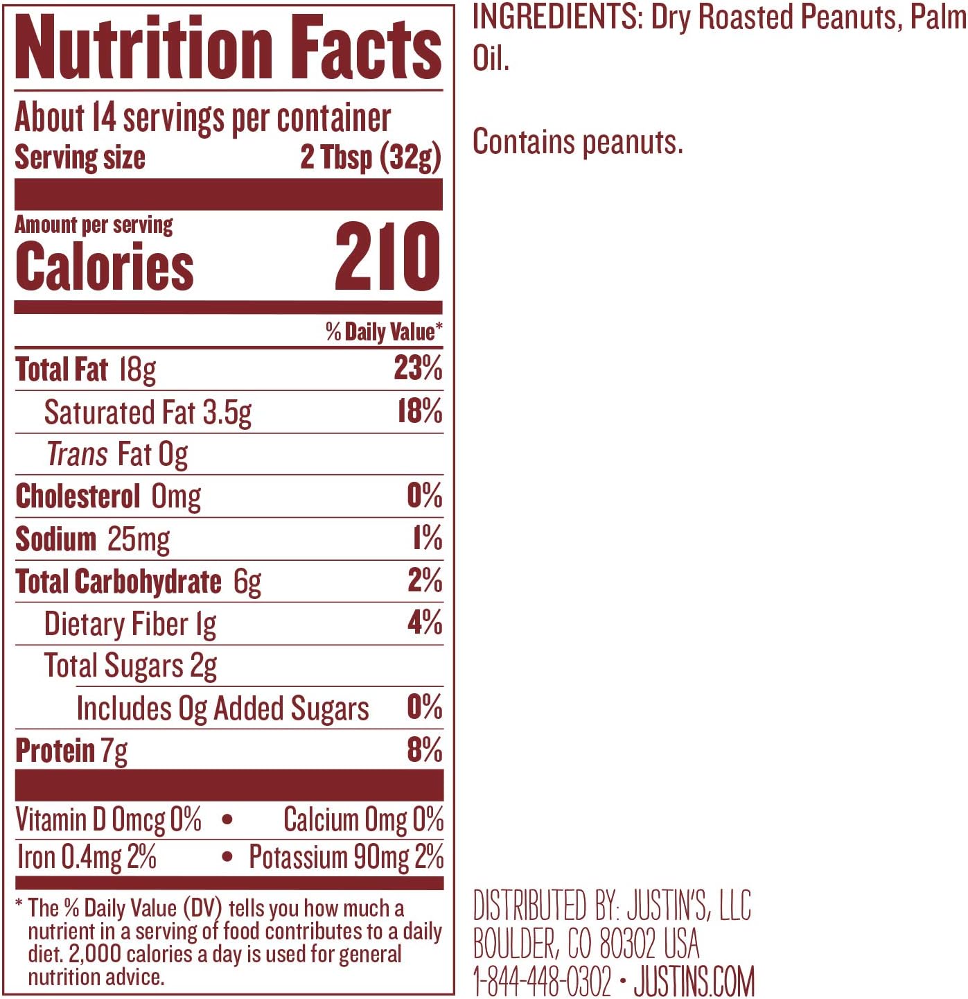 Justin's Classic Peanut Butter 454g