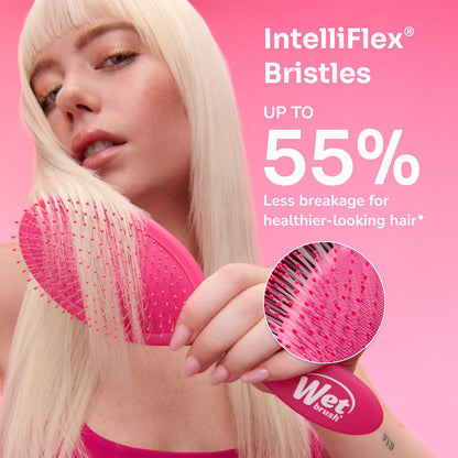 Wet Brush Original Hair Detangler, Dark Gray Leopard