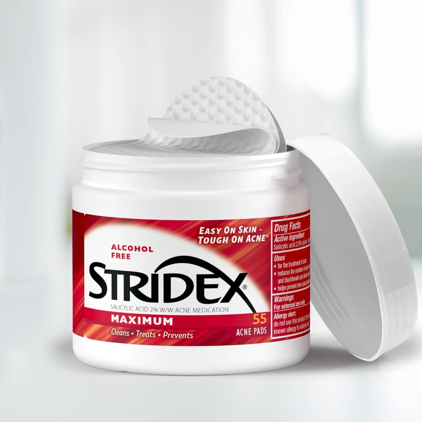Stridex Maximum Acne Pads, 55 Soft Touch Pads