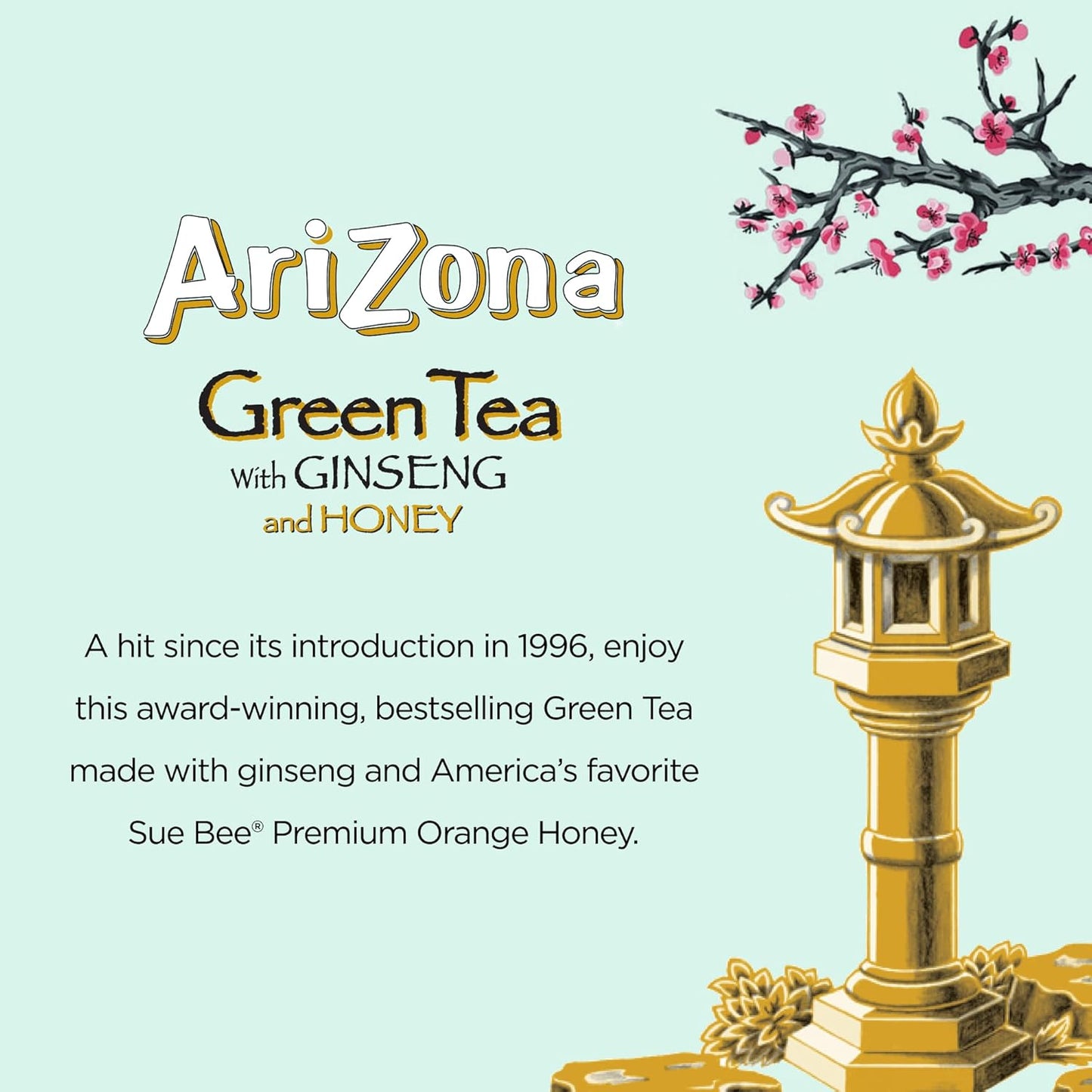 AriZona Green Tea w/ Ginseng and Honey 473ml