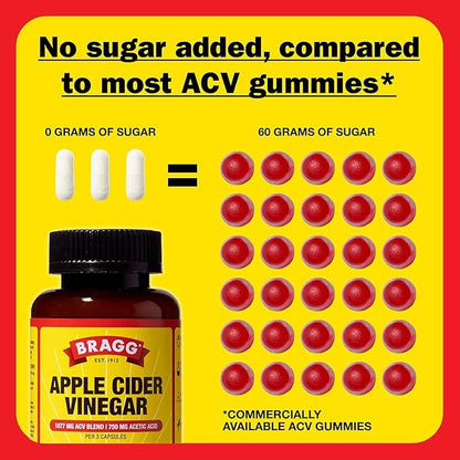 Bragg Apple Cider Vinegar, 90 Capsules