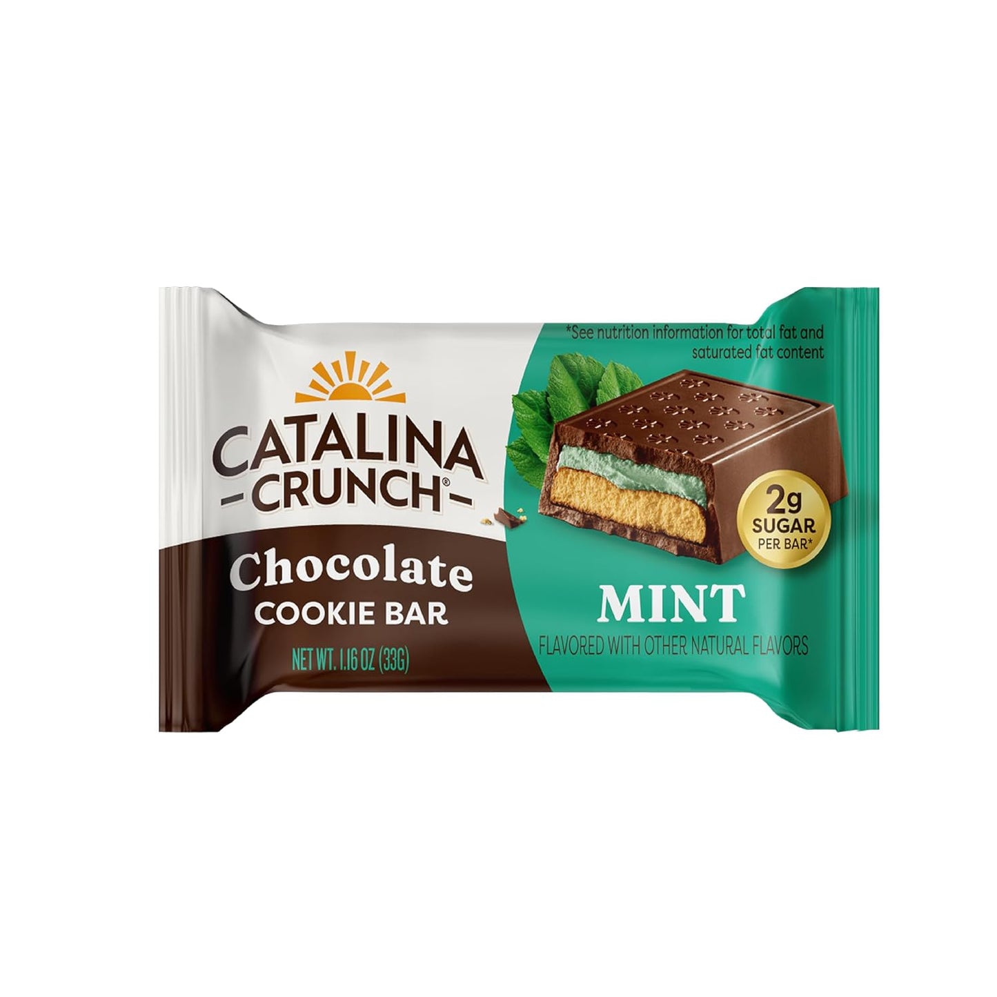 Catalina Crunch Chocolate Cookie Bar Mint, 4 Bars
