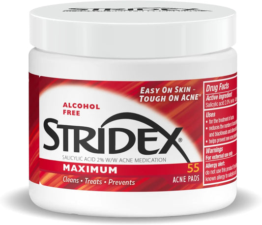 Stridex Maximum Acne Pads, 55 Soft Touch Pads