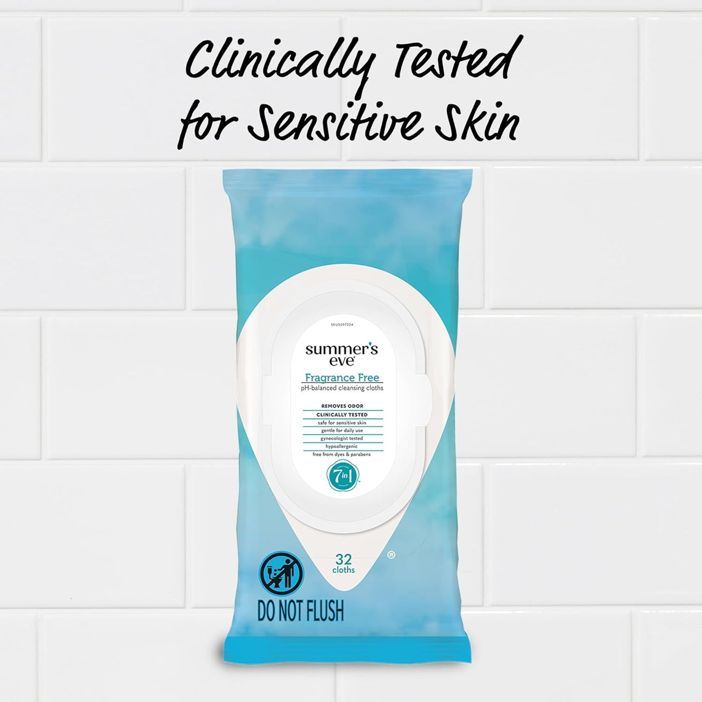 Summer’s Eve Fragrance Free Feminine Wipes, 32 Cloths