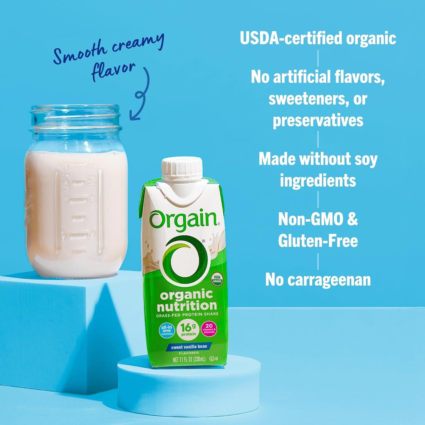 Orgain Organic Nutrition Shake 330ml