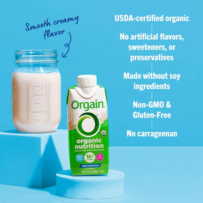 Orgain Organic Nutrition Shake 330ml