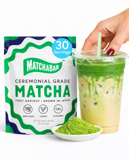 Matchabar Ceremonial Grade Matcha Powder 30g