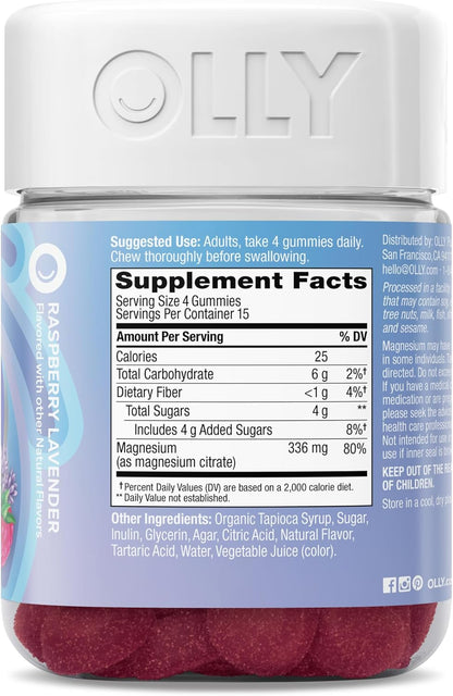 Olly Relaxing Magnesium, 60 Gummies