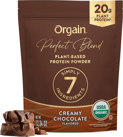 Orgain Perfect Blend Creamy Chocolate Plant Based Protein Powder 350g