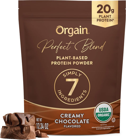 Orgain Perfect Blend Creamy Chocolate Plant Based Protein Powder 350g