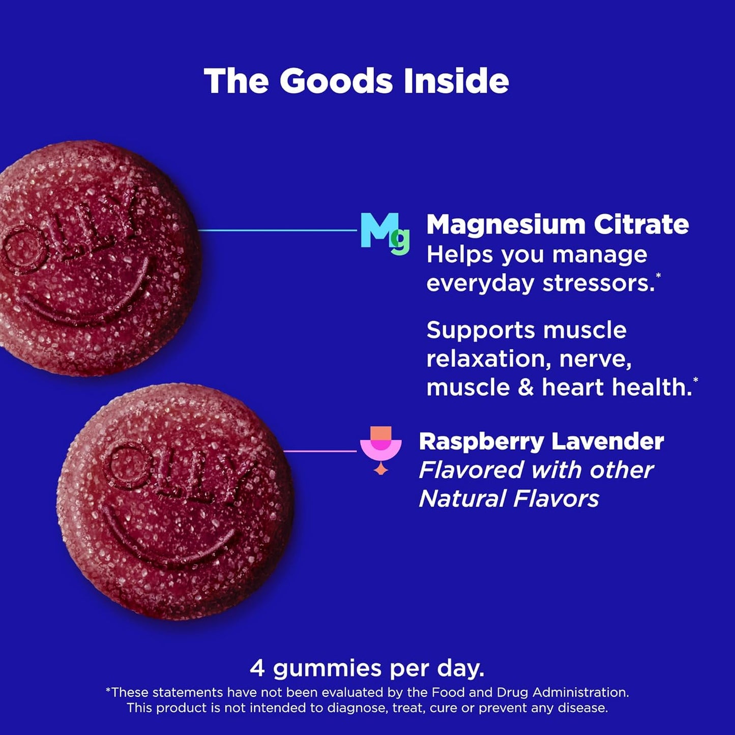 Olly Relaxing Magnesium, 60 Gummies