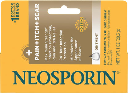 Neosporin Pain+Itch+Scar Antibiotic Ointment 28.3g