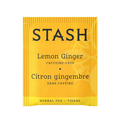 Stash Lemon Ginger Vitality Herbal Tea, 20 Tea Bags