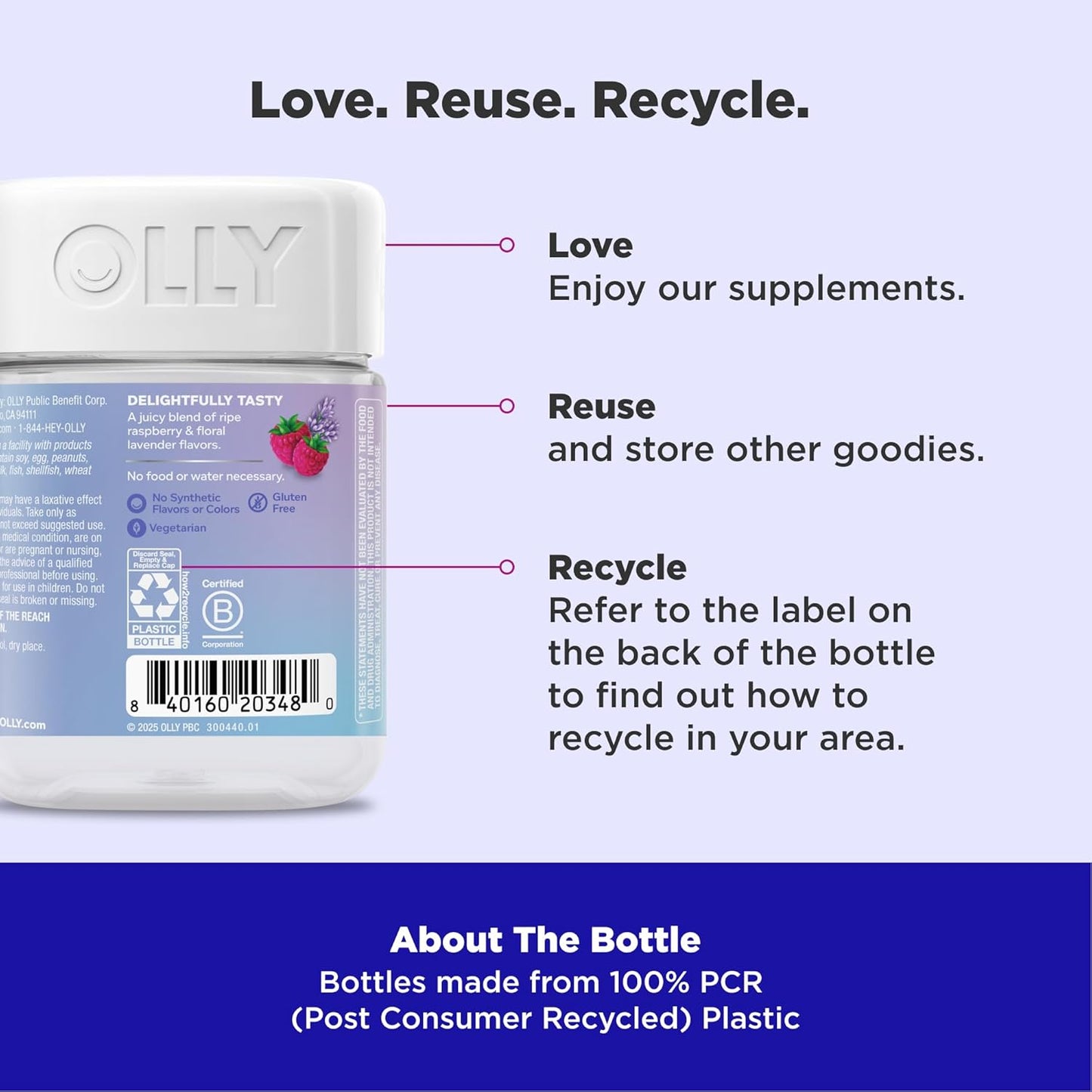 Olly Relaxing Magnesium, 60 Gummies