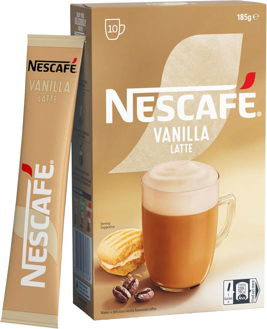 Nescafé Vanilla Latte, 10 Sachets