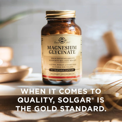 Solgar Magnesium Glycinate, 90 Capsules