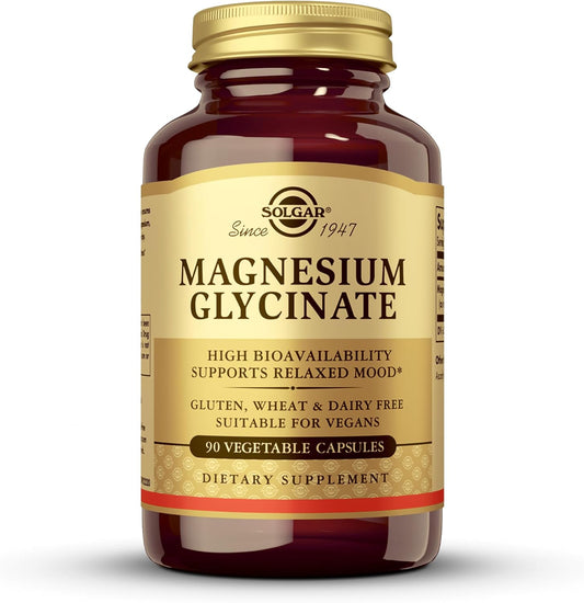 Solgar Magnesium Glycinate, 90 Capsules