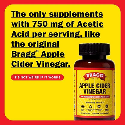 Bragg Apple Cider Vinegar, 90 Capsules
