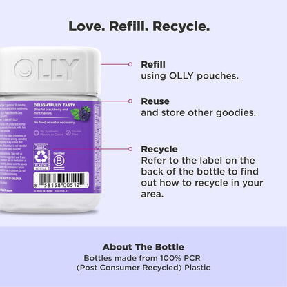 Olly Sleep, Blackberry Zen, 50 Gummies