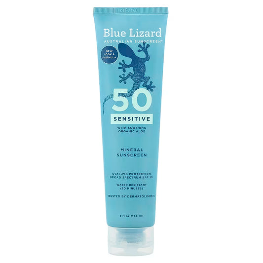 Blue Lizard Sensitive Mineral Sunscreen SPF50, 148ml
