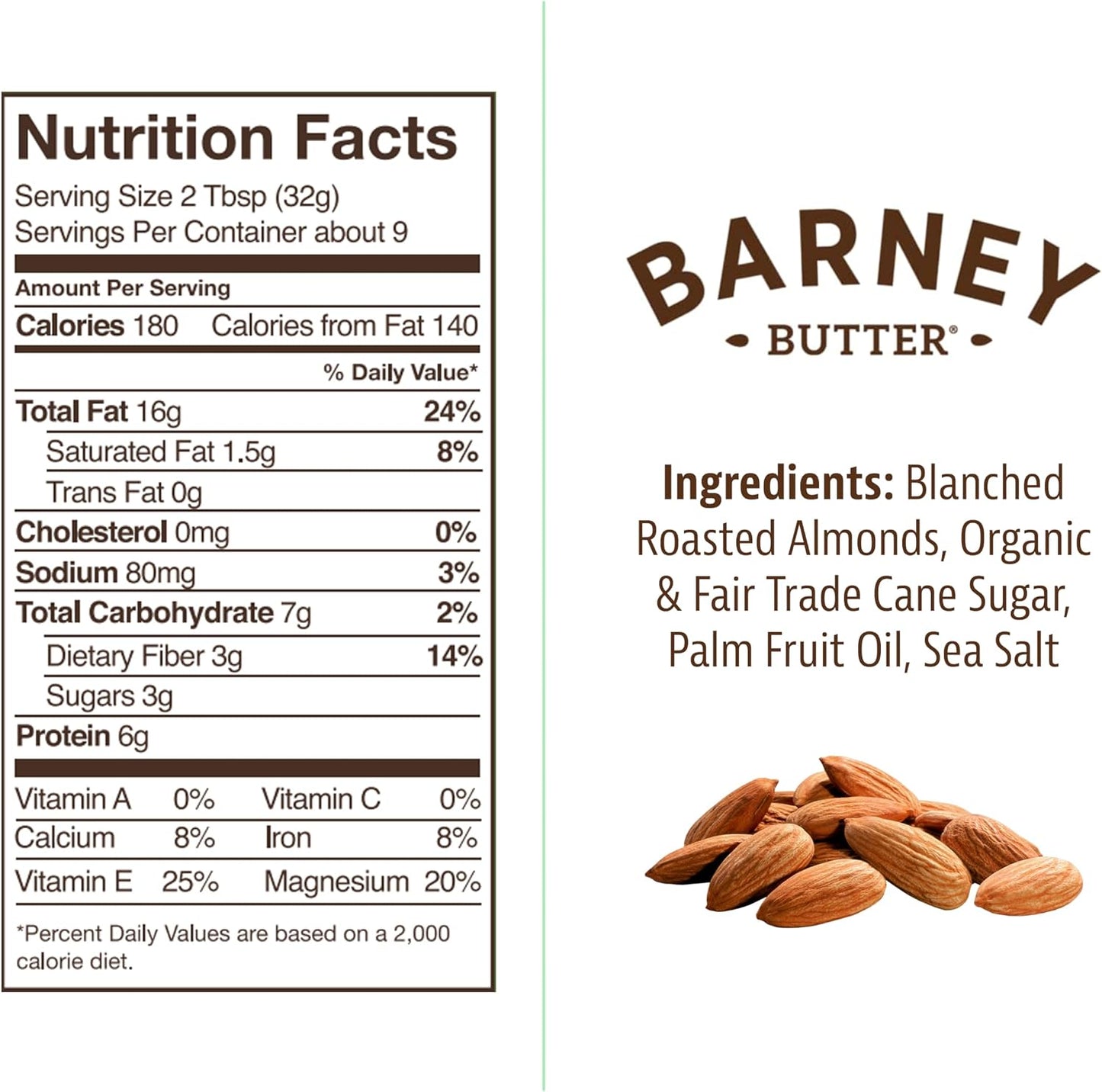 Barney Crunchy Almond Butter 284g