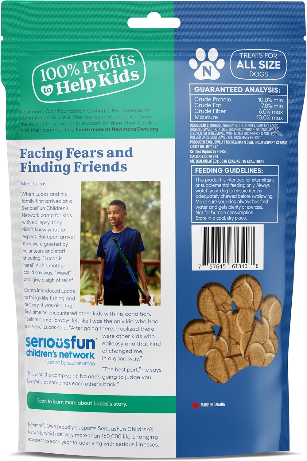 Newman's Own Organic Dog Biscuits 284g