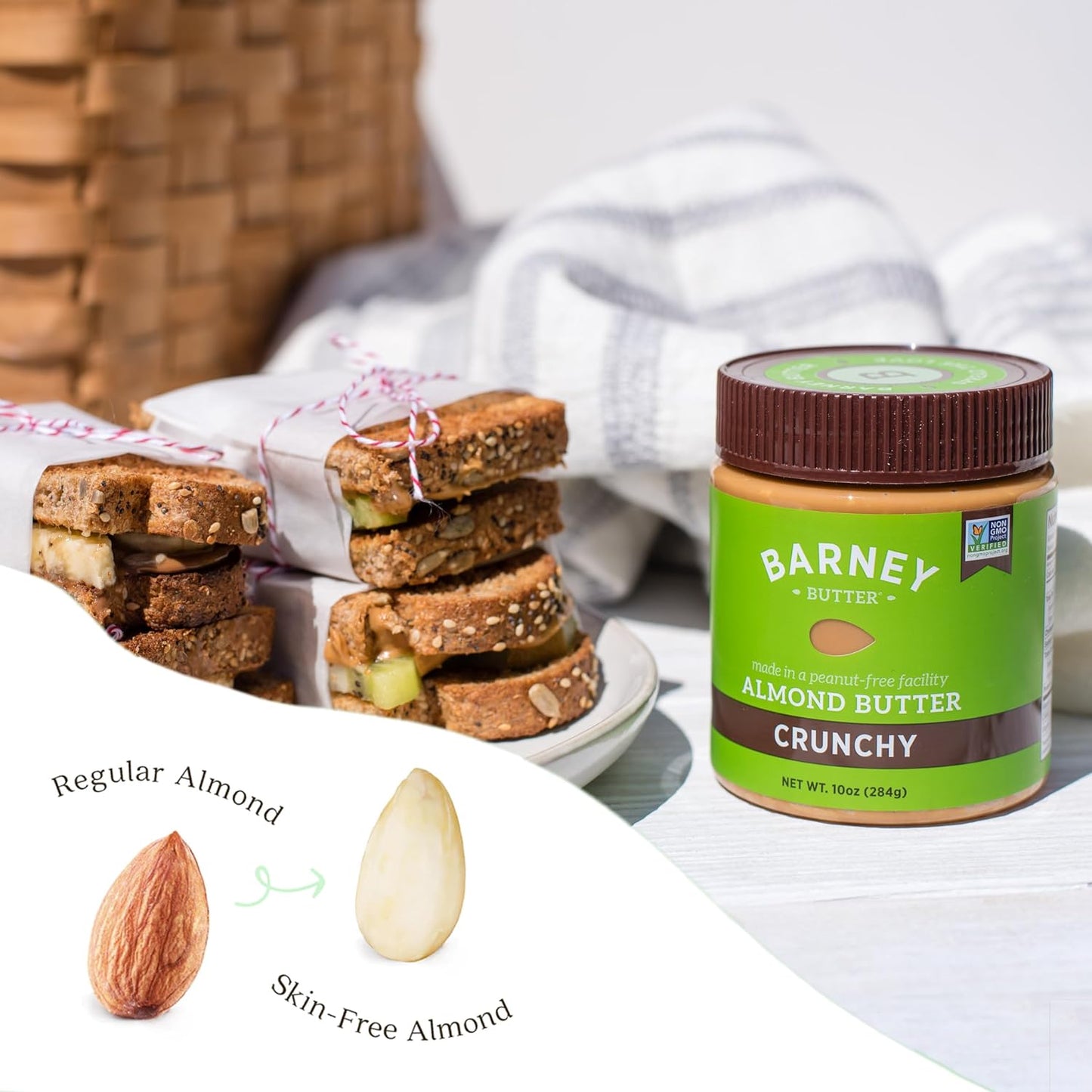 Barney Crunchy Almond Butter 284g