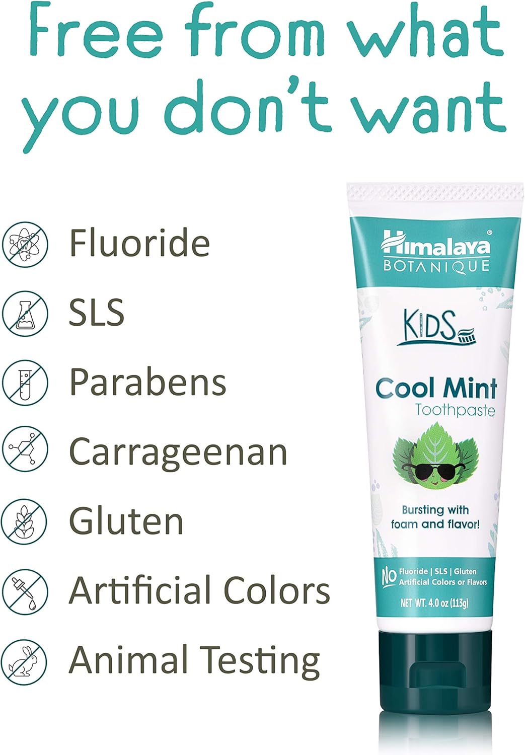 Himalaya Botanique Cool Mint Kids Toothpaste