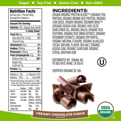 Orgain Organic Protein Powder 920g