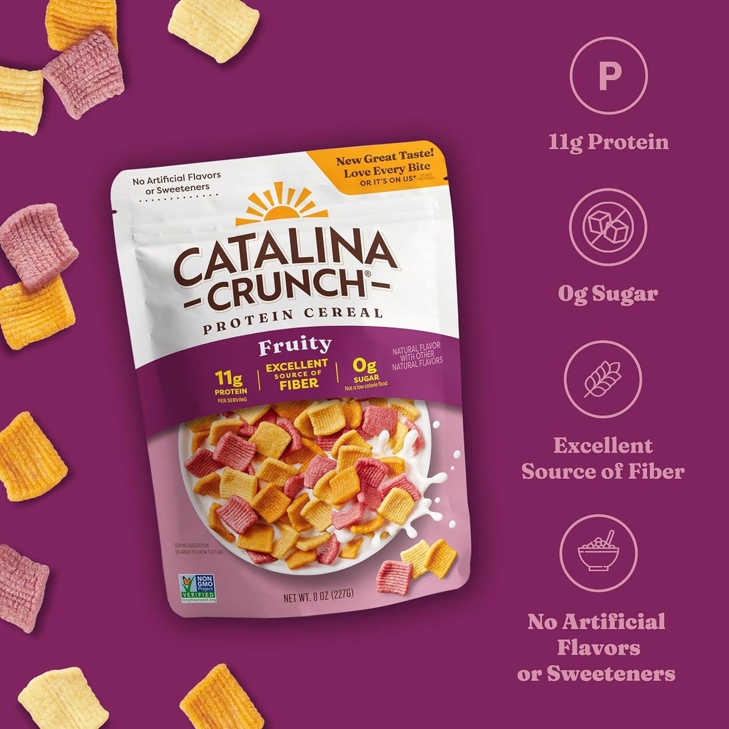 Catalina Crunch Fruity Protein Cereal 227g