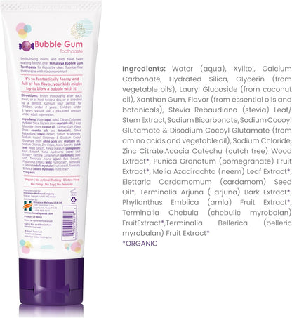 Himalaya Botanique Bubble Gum Kids Toothpaste