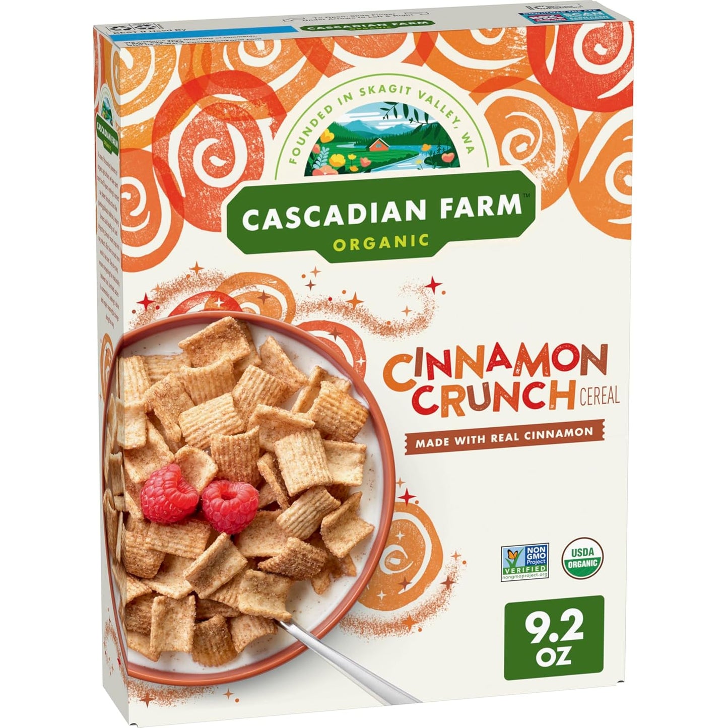 Cascadian Farm Organic Cinnamon Crunch Cereal 260g