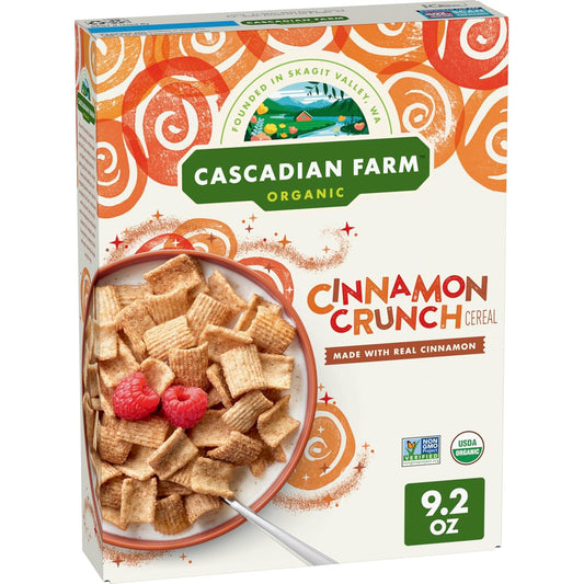 Cascadian Farm Organic Cinnamon Crunch Cereal 260g