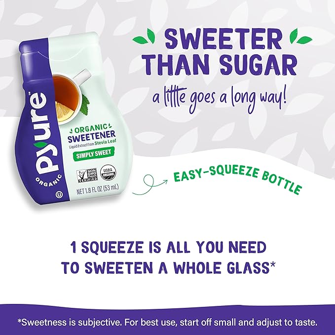 Pyure Organic Simply Sweet Liquid Stevia 53ml