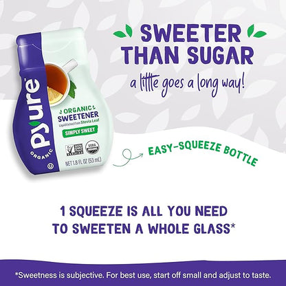 Pyure Organic Simply Sweet Liquid Stevia 53ml