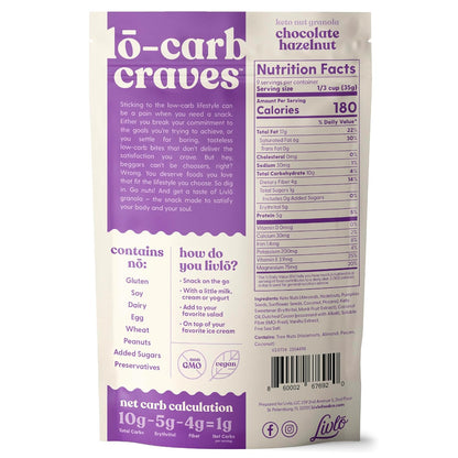 Livlo Granolo Keto Granola 312g