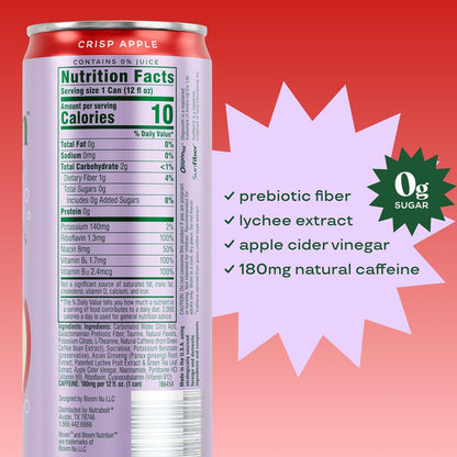 Bloom Sparkling Energy Drink 355ml