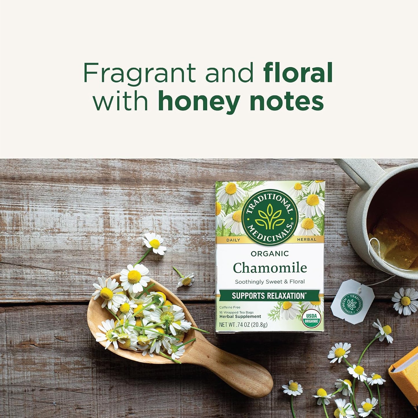 Traditional Medicinals Organic Chamomile, 16 Tea Bags