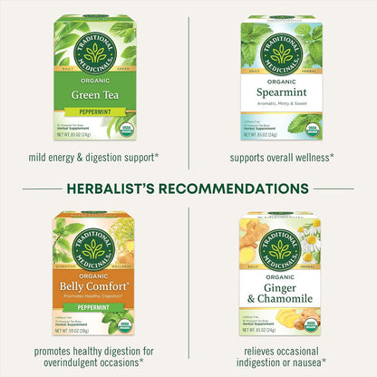 Traditional Medicinals Organic Triple Mint Daily Probiotic, 16 Tea Bags