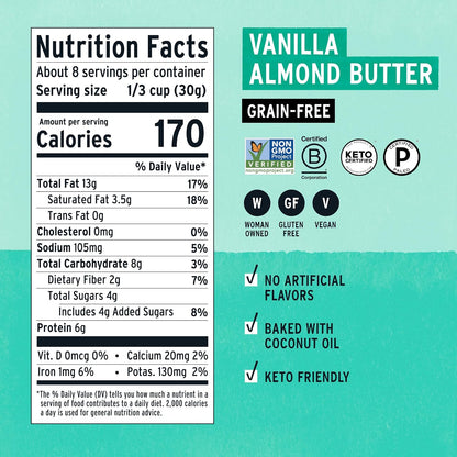 Purely Elizabeth Vanilla Almond Butter Grain-Free Granola 227g